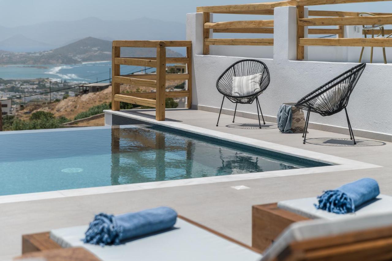Naxos Skyline Deluxe Villas Agkidia Exterior foto