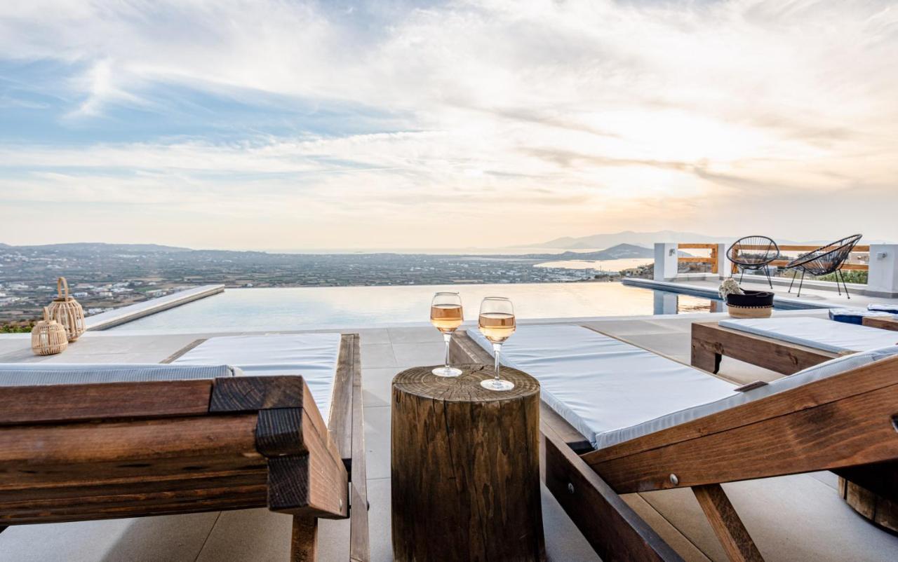 Naxos Skyline Deluxe Villas Agkidia Exterior foto