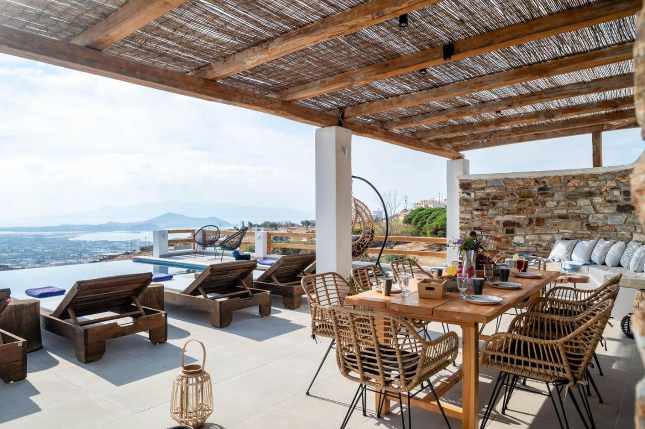 Naxos Skyline Deluxe Villas Agkidia Exterior foto