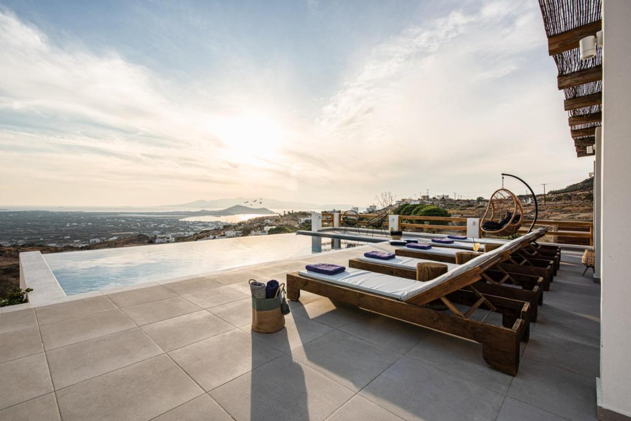 Naxos Skyline Deluxe Villas Agkidia Exterior foto